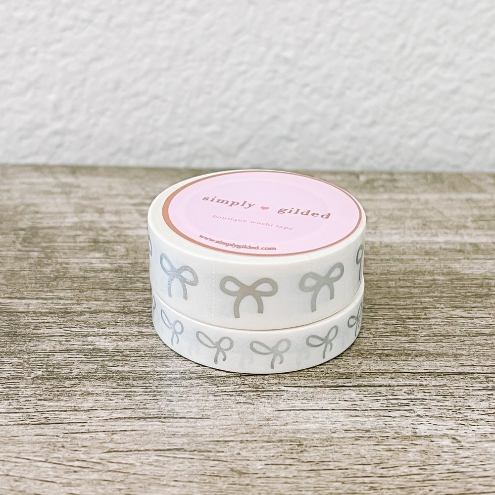 Simply Gilded Bow Washi Set